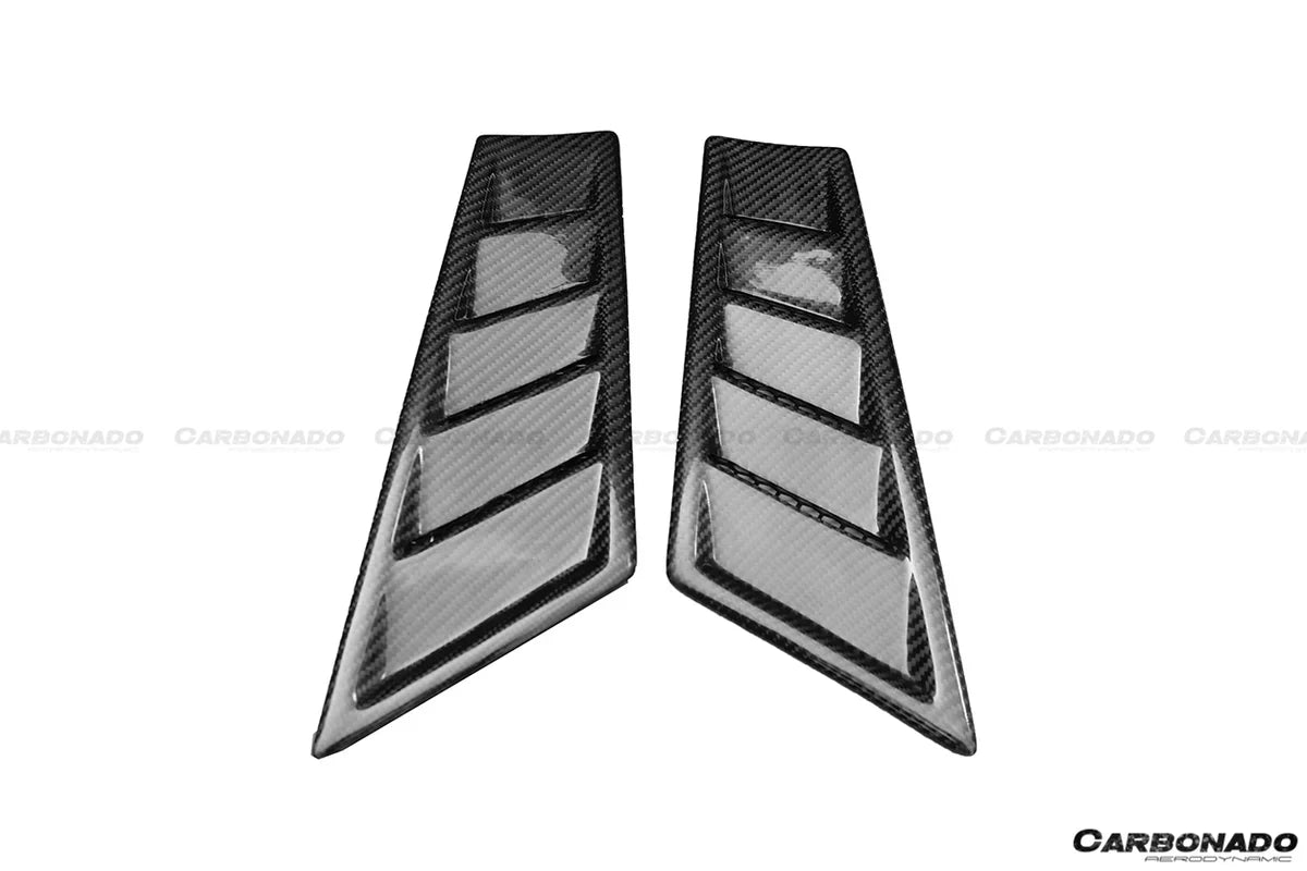 2015-2020 Lamborghini Huracan LP610/LP610 RZS Style Front Fender Carbon Fiber Vents - [The Exotic Hub]