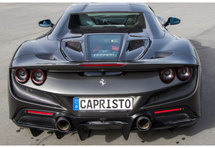 Capristo Carbon/Glass Engine Bonnet for Ferrari F8 Spider - [The Exotic Hub]