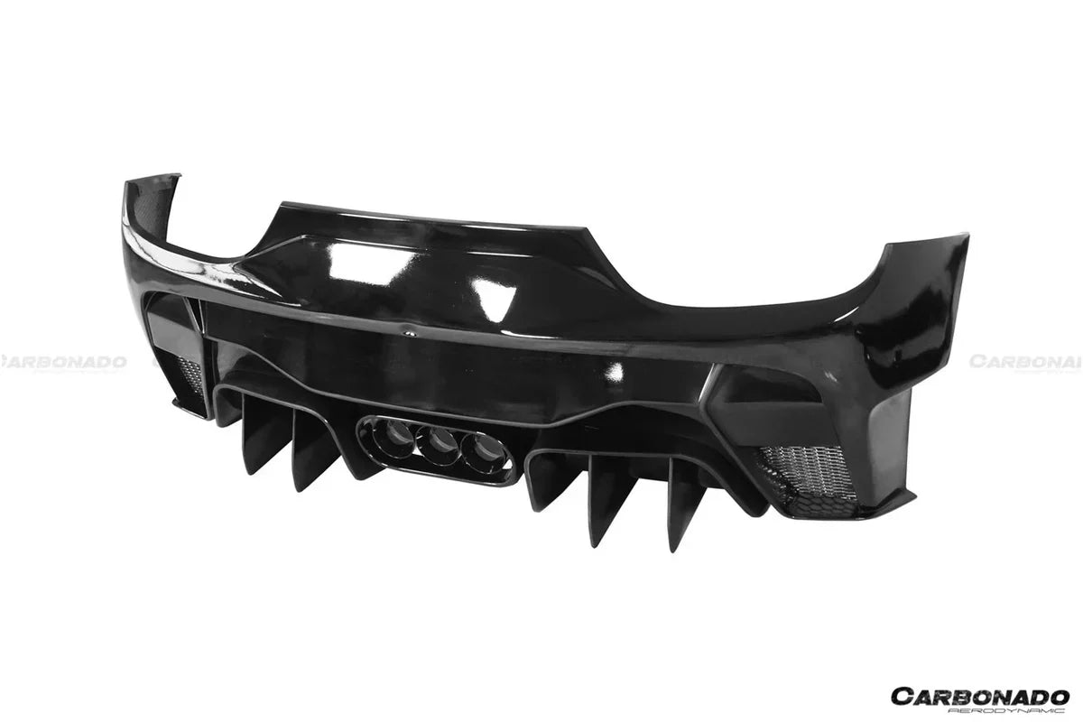 2010-2015 Ferrari 458 Italy/Spider VRS Style Rear Bumper W/Tips - [The Exotic Hub]