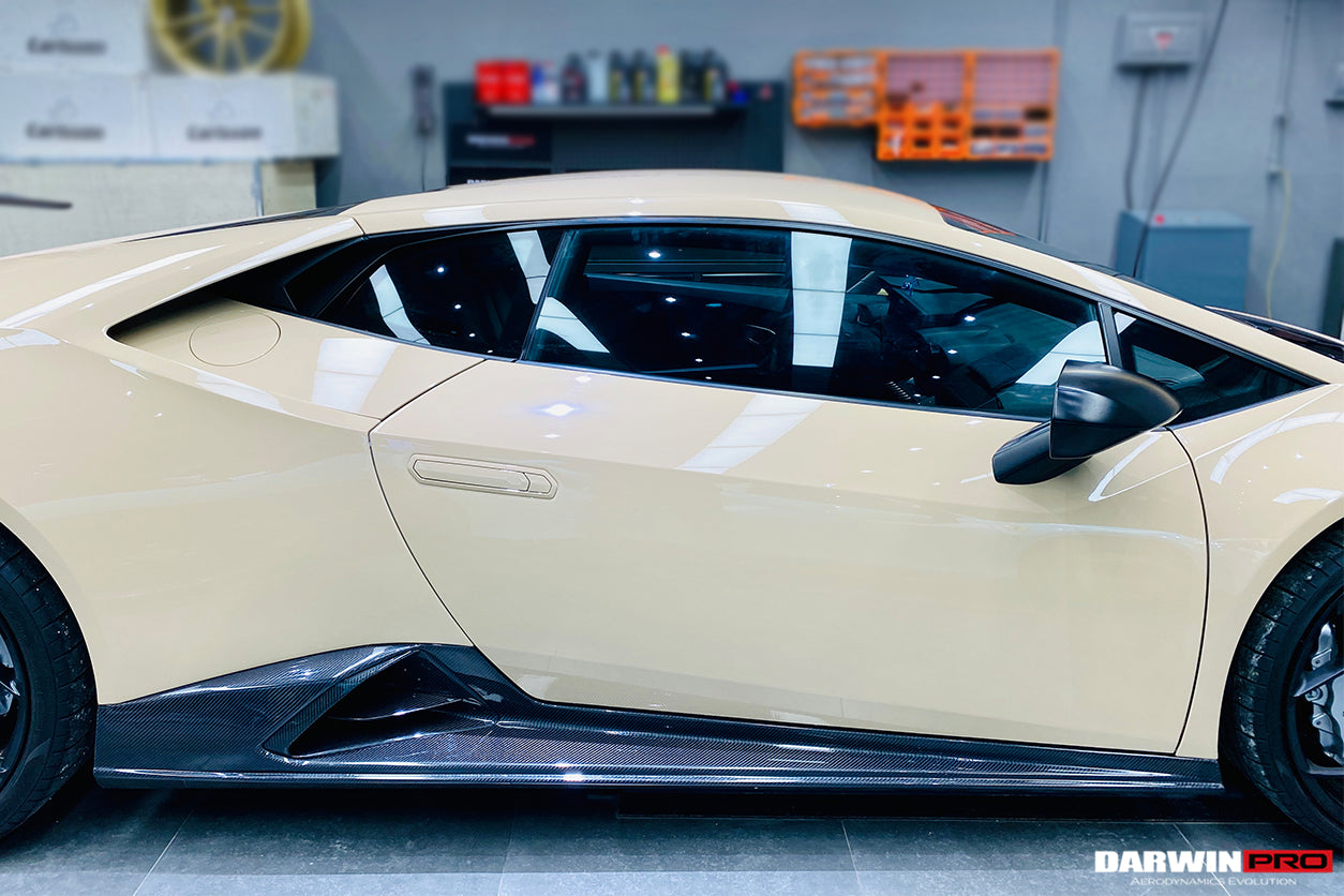 2015-2025 Lamborghini Huracan LP610 & LP580 & EVO & STO & Tecnica PEVO Style Side Skirts