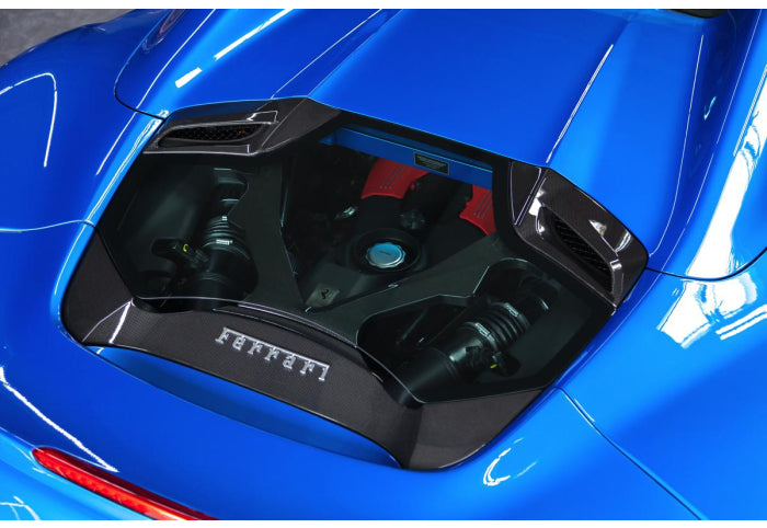 Capristo Carbon / Glass Bonnet (488 Spiders Only) - [The Exotic Hub]