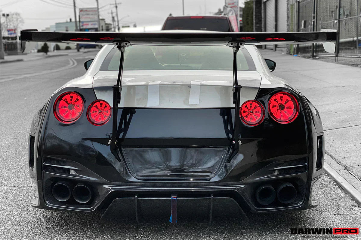 2008-2022 Nissan GTR R35 CBA/DBA/EBA BKSSII Style Partial Carbon Fiber Full Wide Body Kit - [The Exotic Hub]