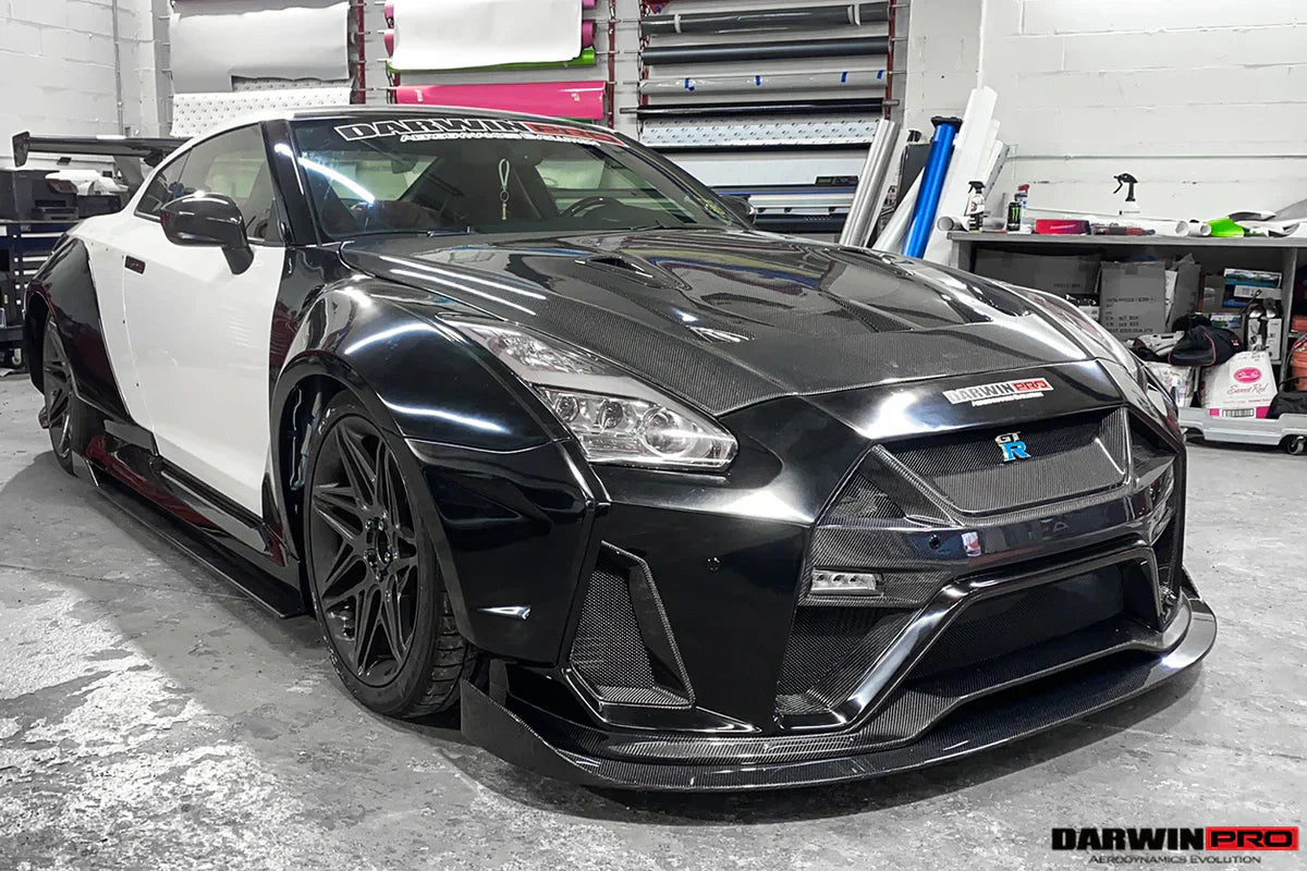 2008-2022 Nissan GTR R35 CBA/DBA/EBA BKSSII Style Front Bumper - [The Exotic Hub]