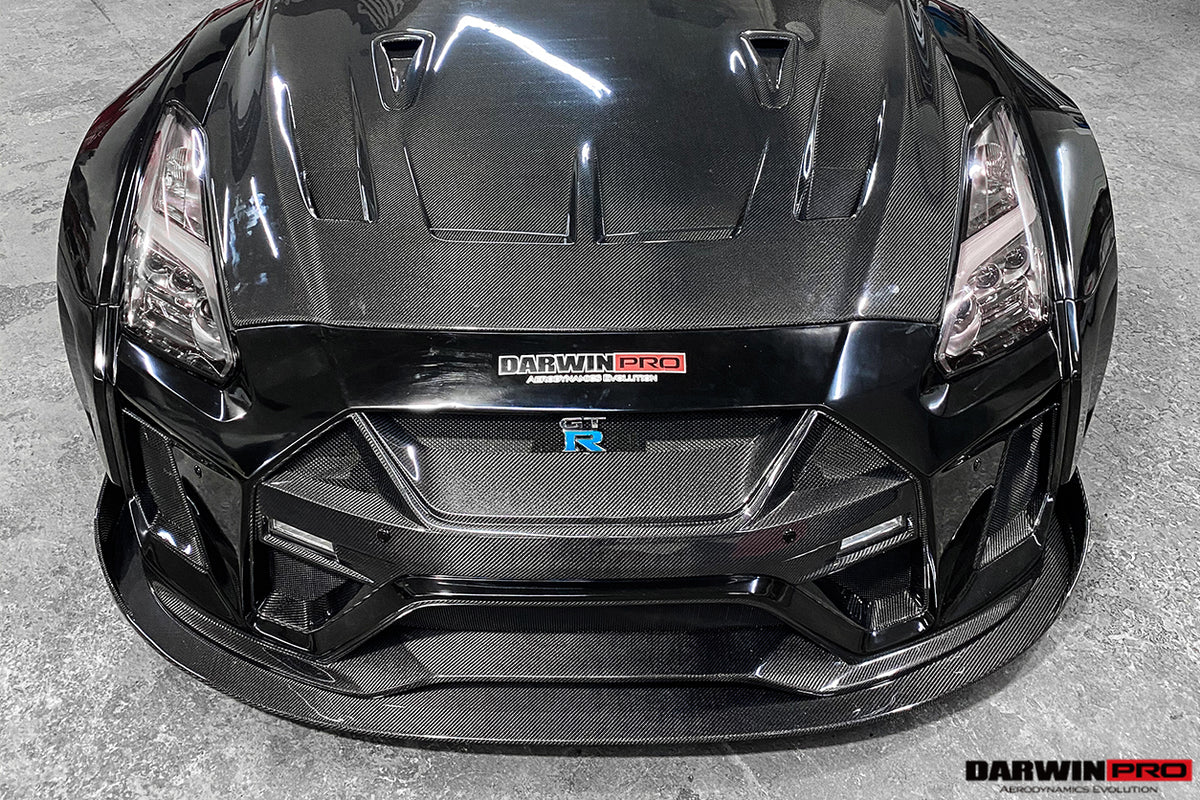 2008-2022 Nissan GTR R35 CBA/DBA/EBA BKSSII Style Front Bumper - [The Exotic Hub]