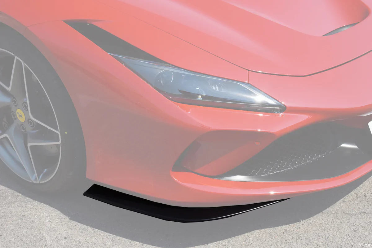 2019-UP Ferrari F8 OE Style Autoclave Carbon Fiber Front Bumper Side Splitter - [The Exotic Hub]