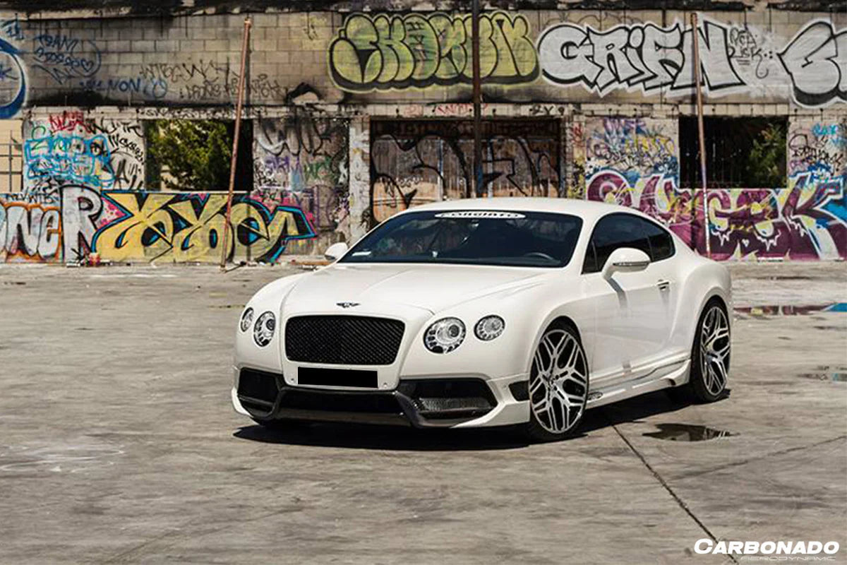 2012-2015 Bentley Continental V8 GT/GTC/V8S - W12 GT/GTC/SPEED VRS Style Carbon Fiber Front Bumper - [The Exotic Hub]