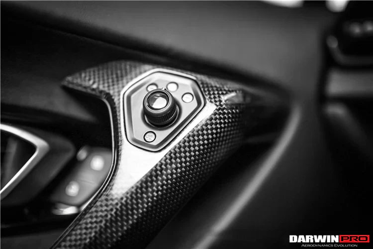 2015-2022 Lamborghini Huracan LP610 & LP580 Autoclave Carbon Fiber Door Handle - [The Exotic Hub]