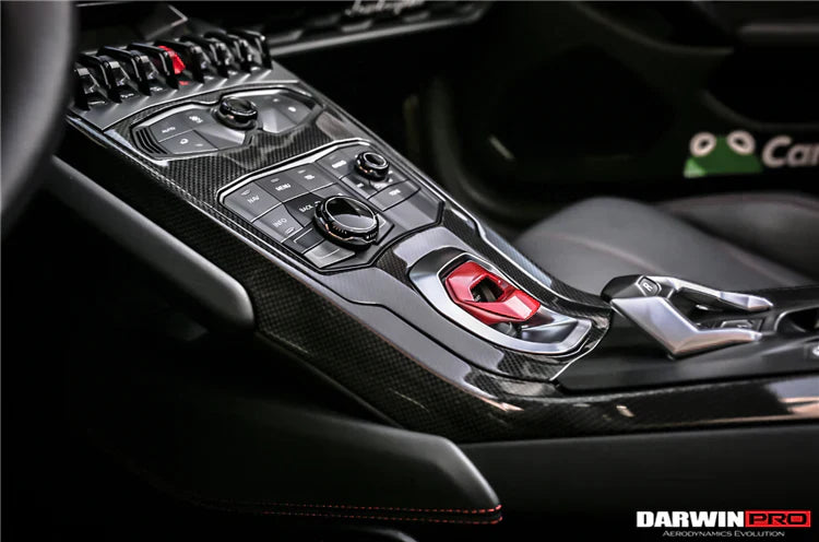 2015-2019 Lamborghini Huracan LP610 & LP580 Autoclave Carbon Fiber Center Console Tunnel - [The Exotic Hub]