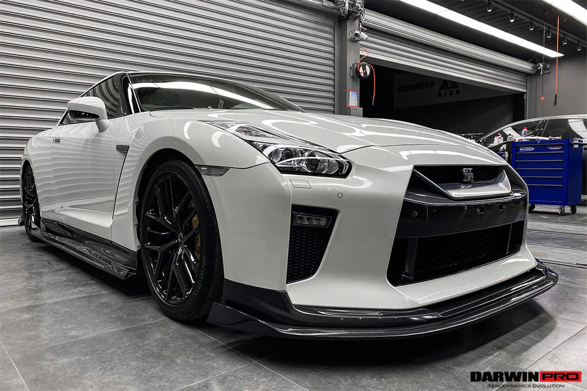 2017-2022 Nissan GTR R35 EBA BKSS Style Carbon Fiber Front Lip - [The Exotic Hub]