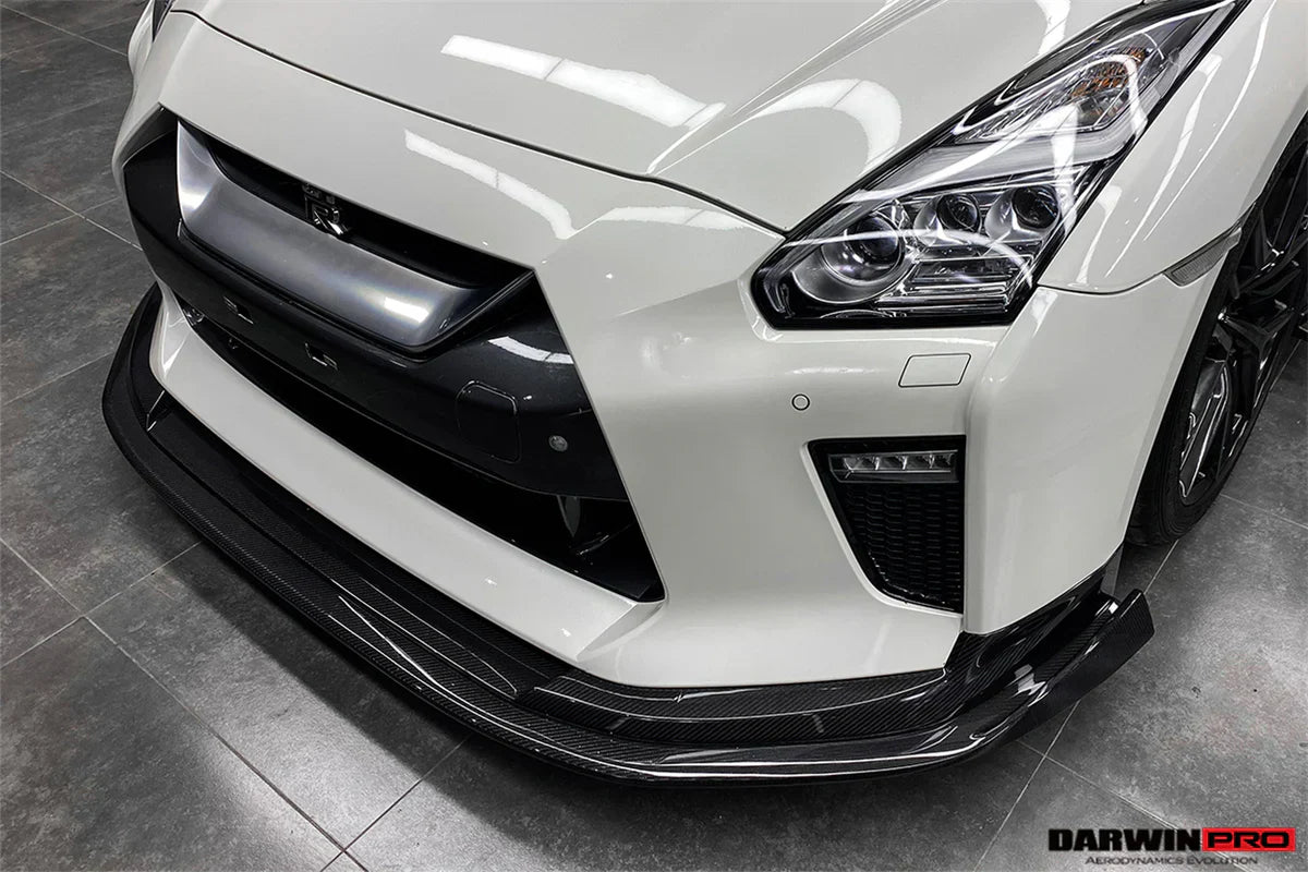 2017-2022 Nissan GTR R35 EBA BKSS Style Carbon Fiber Front Lip - [The Exotic Hub]