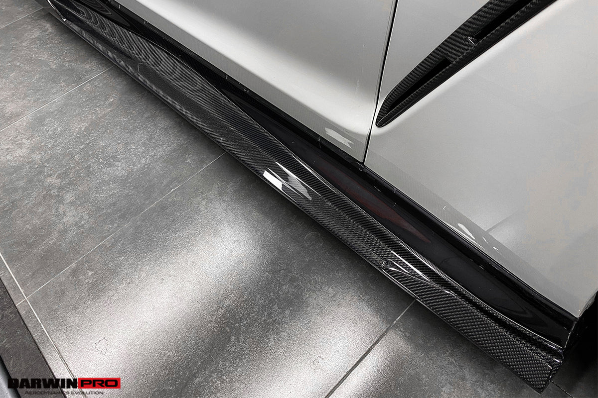 2008-2022 Nissan GTR R35 EBA BKSS Style Carbon Fiber Side Skirts - [The Exotic Hub]