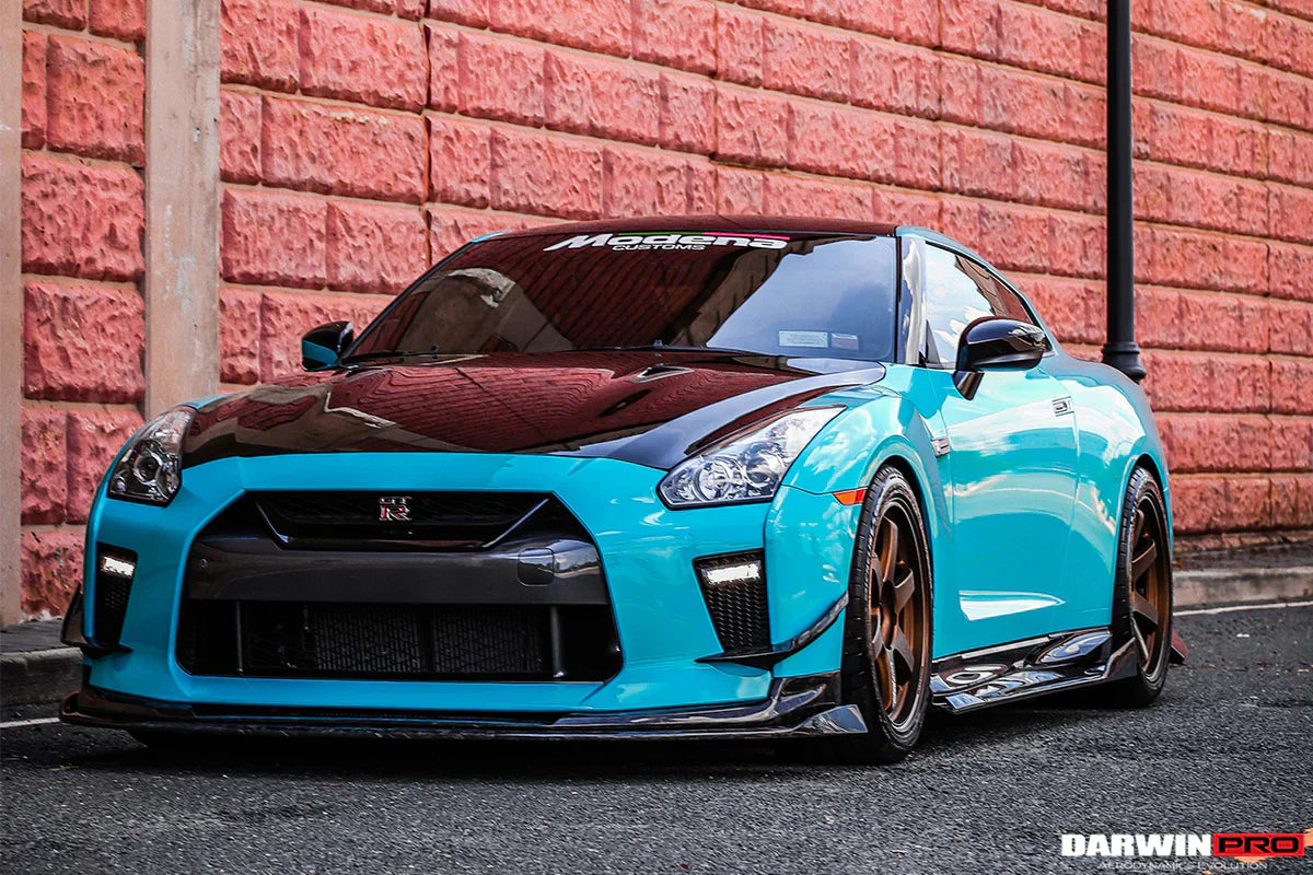 2017-2022 Nissan GTR R35 EBA BKSS Style Carbon Fiber Front Lip - [The Exotic Hub]