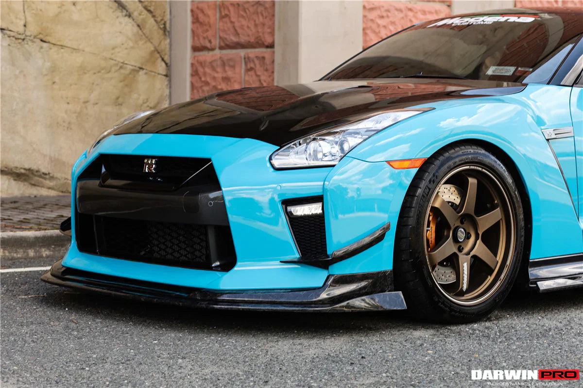 2017-2022 Nissan GTR R35 EBA BKSS Style Carbon Fiber Front Lip - [The Exotic Hub]