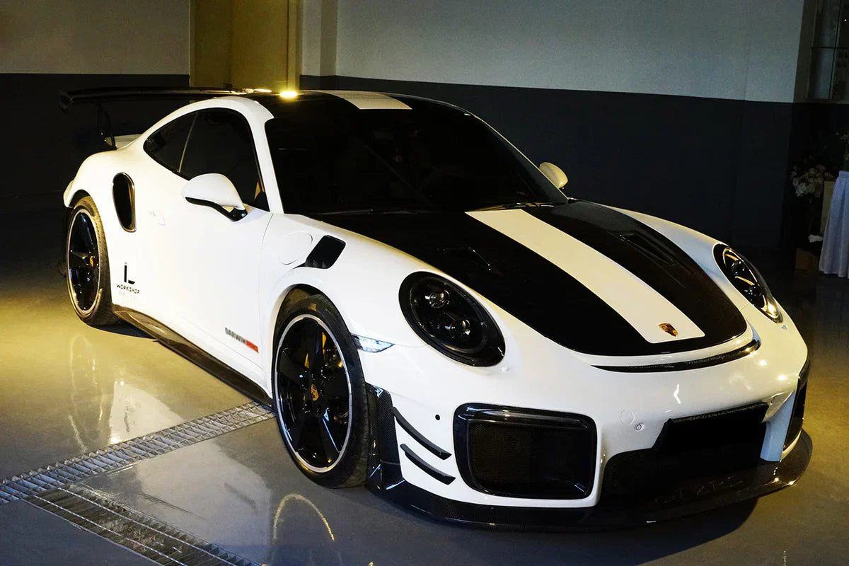 2013-2019 Porsche 991 Turbo/S OEM Style Carbon Fiber Quarter Panel Side Scoops - [The Exotic Hub]