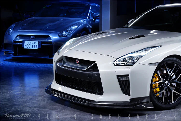 2017-2022 Nissan GTR R35 EBA BKSS Style Carbon Fiber Front Lip - [The Exotic Hub]