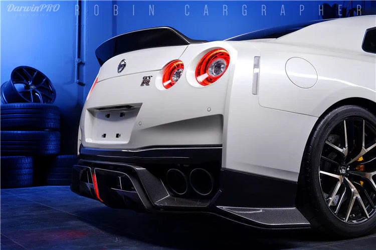 2008-2022 Nissan GTR R35 CBA/DBA/EBA BKSS Style Carbon Fiber Trunk Spoiler - [The Exotic Hub]