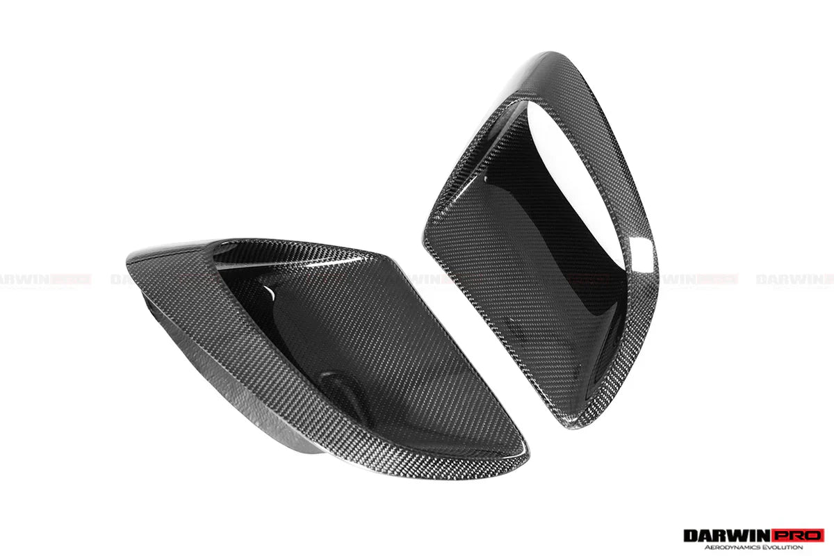 2013-2019 Porsche 991 Turbo/S GT2RS Style Carbon Fiber Quarter Panel Side Scoops - [The Exotic Hub]