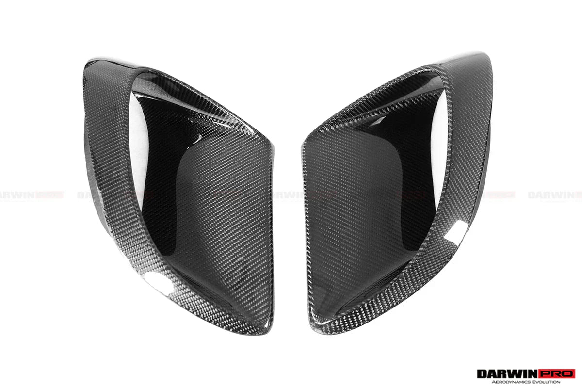 2013-2019 Porsche 991 Turbo/S GT2RS Style Carbon Fiber Quarter Panel Side Scoops - [The Exotic Hub]