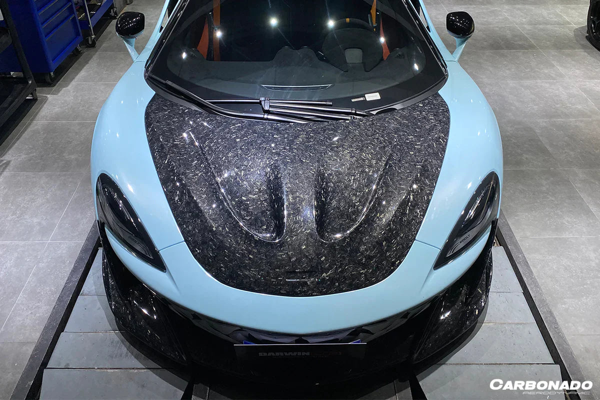 2018-2021 McLaren 600lt / 2015-2021 540c/570s/570gt P1 Style Carbon Fiber Hood - [The Exotic Hub]