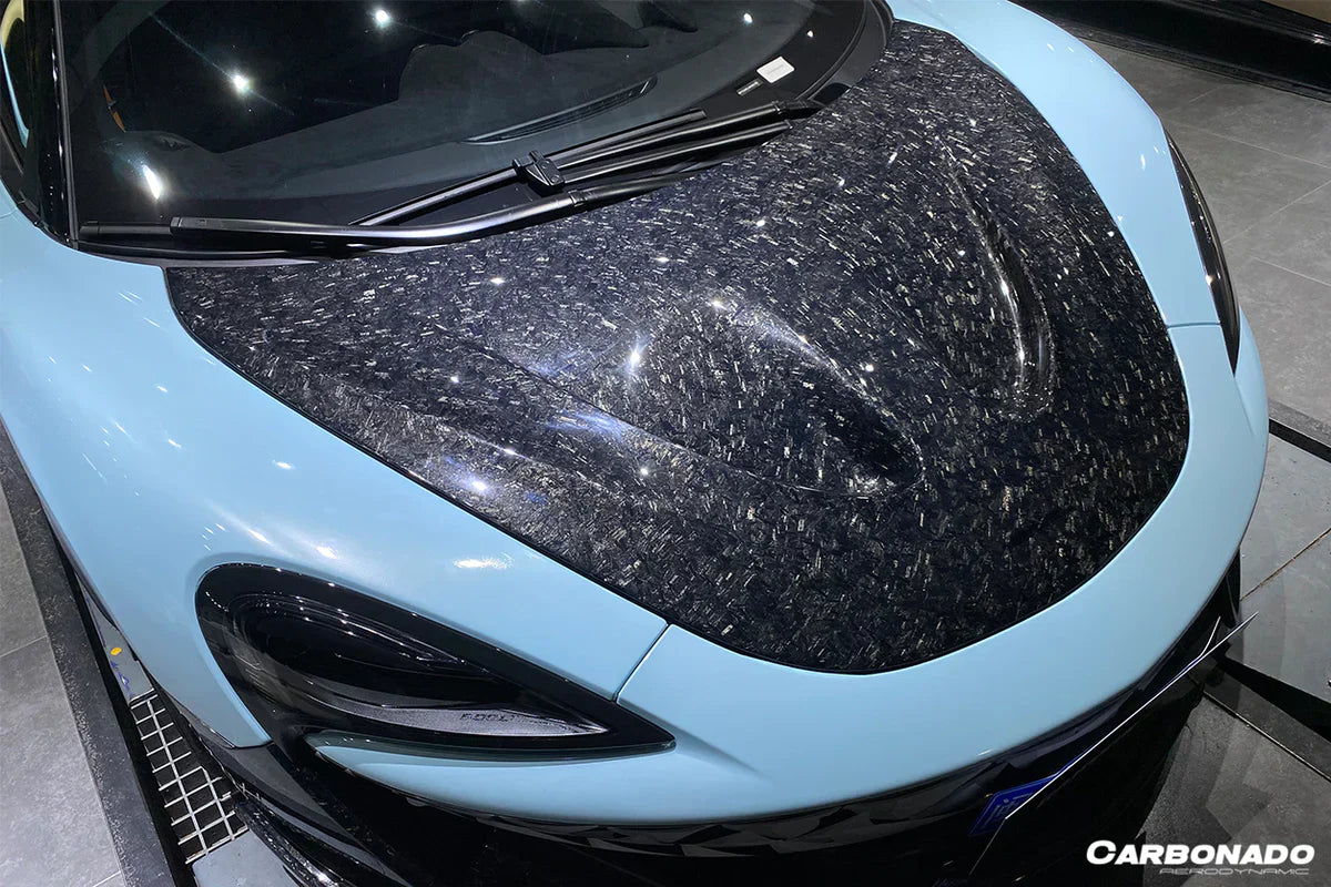 2018-2021 McLaren 600lt / 2015-2021 540c/570s/570gt P1 Style Carbon Fiber Hood - [The Exotic Hub]