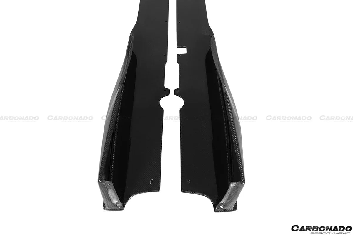 2015-2020 Lamborghini Huracan LP610/LP580 MD Style Carbon Fiber Side Skirts - [The Exotic Hub]