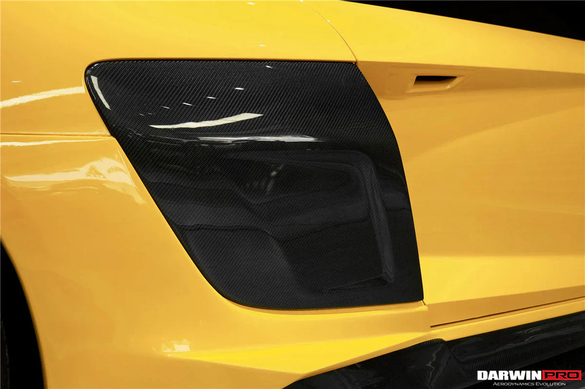 2016-2023 Audi R8 Coupe/Spyder iMPII Carbon Fiber Side Door Panel Blades - [The Exotic Hub]