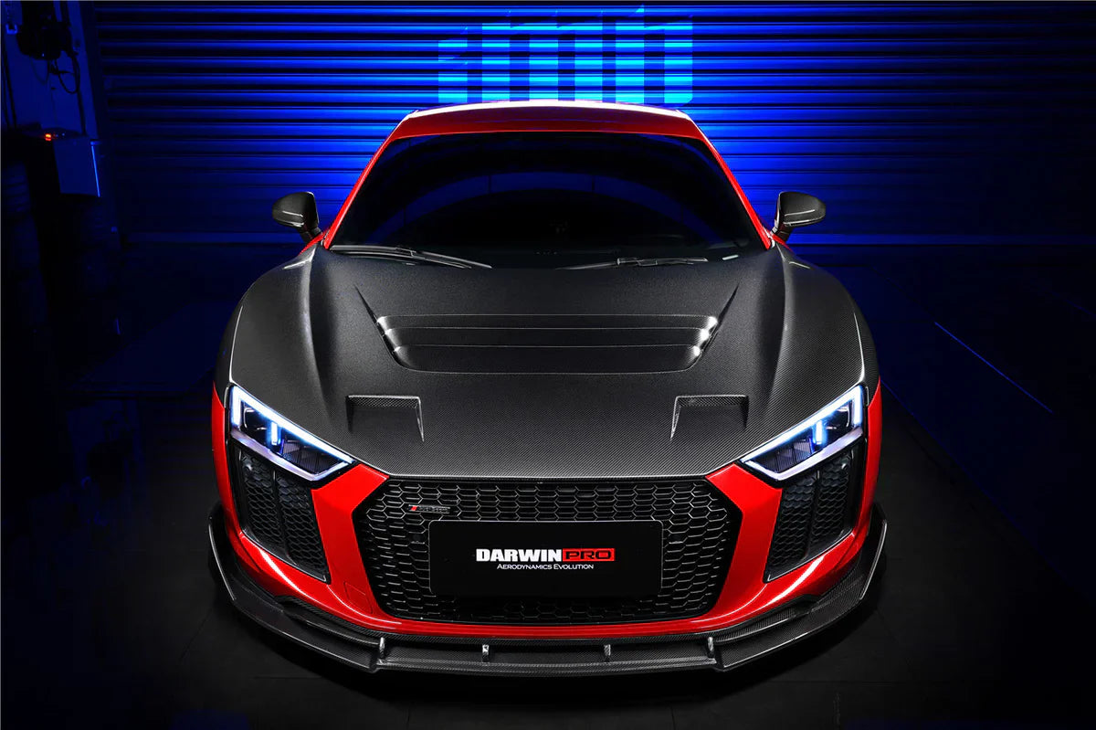 2016-2018 Audi R8 Coupe/Spyder iMP Performance Carbon Fiber Front Lip - [The Exotic Hub]