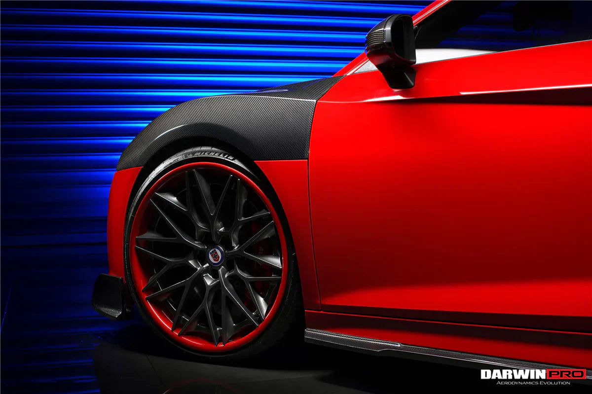 2016-2018 Audi R8 Coupe iMP Performance Carbon Fiber Side Skirts Under Board - [The Exotic Hub]