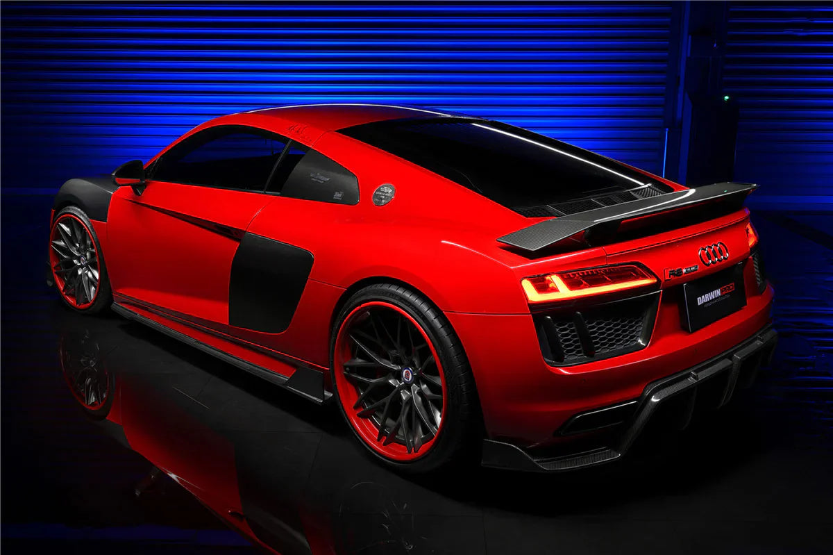 2016-2023 Audi R8 GEN2/GEN3 Coupe ONLY GT Style Carbon Fiber Trunk Wing - [The Exotic Hub]