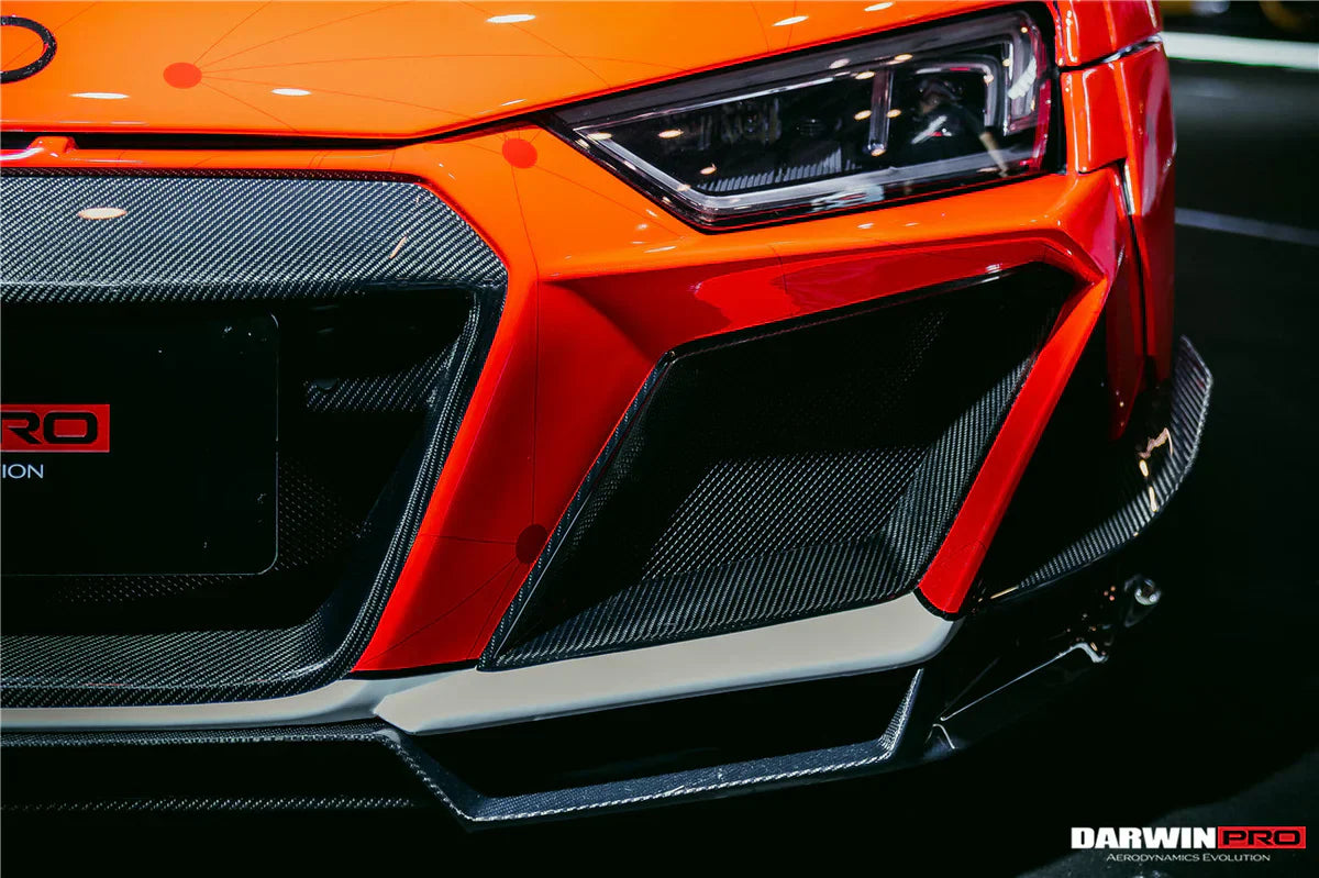 2016-2018 Audi R8 Coupe/Spyder IMPII Part Carbon Fiber Front Bumper - [The Exotic Hub]