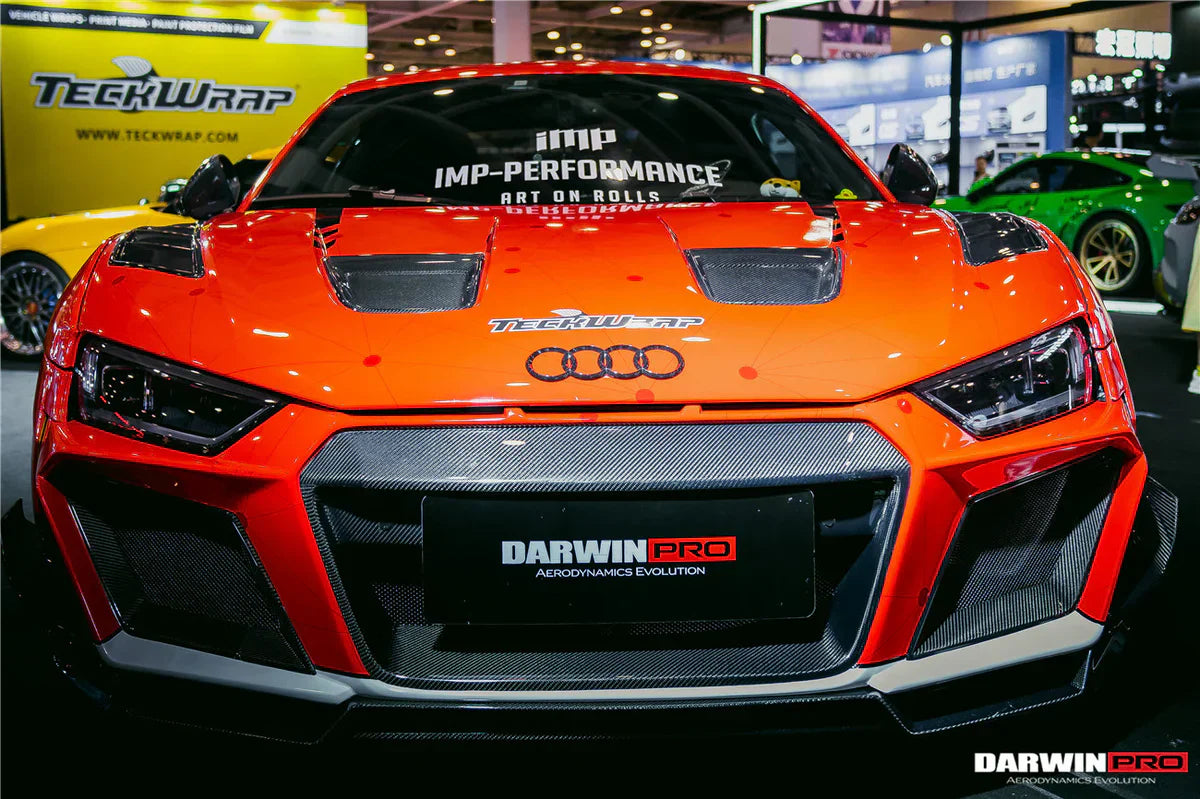 2016-2018 Audi R8 Coupe/Spyder IMPII Part Carbon Fiber Front Bumper - [The Exotic Hub]