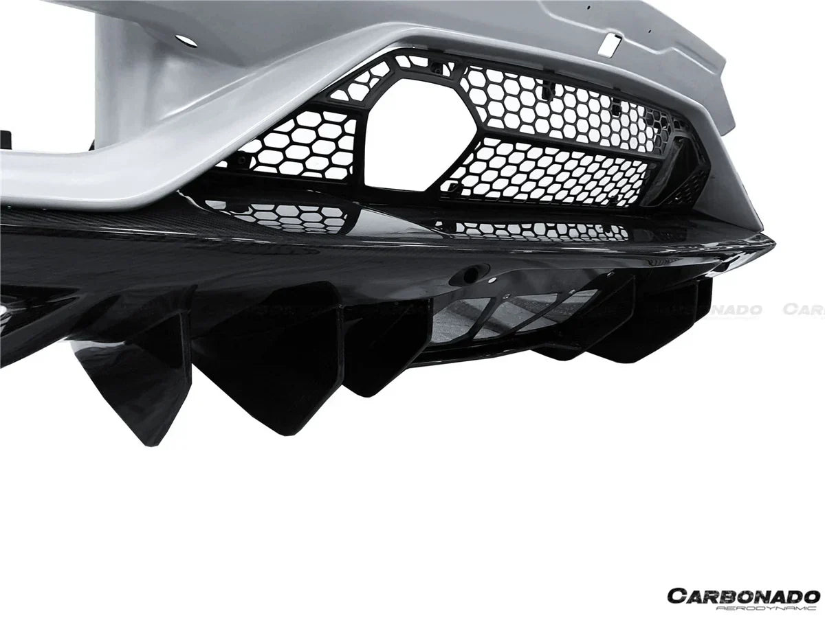 2011-2021 Lamborghini Aventador LP700 LP740 LP750 Coupe Roadster SVJ Style Part Dry Carbon Fiber Rear Bumper - [The Exotic Hub]