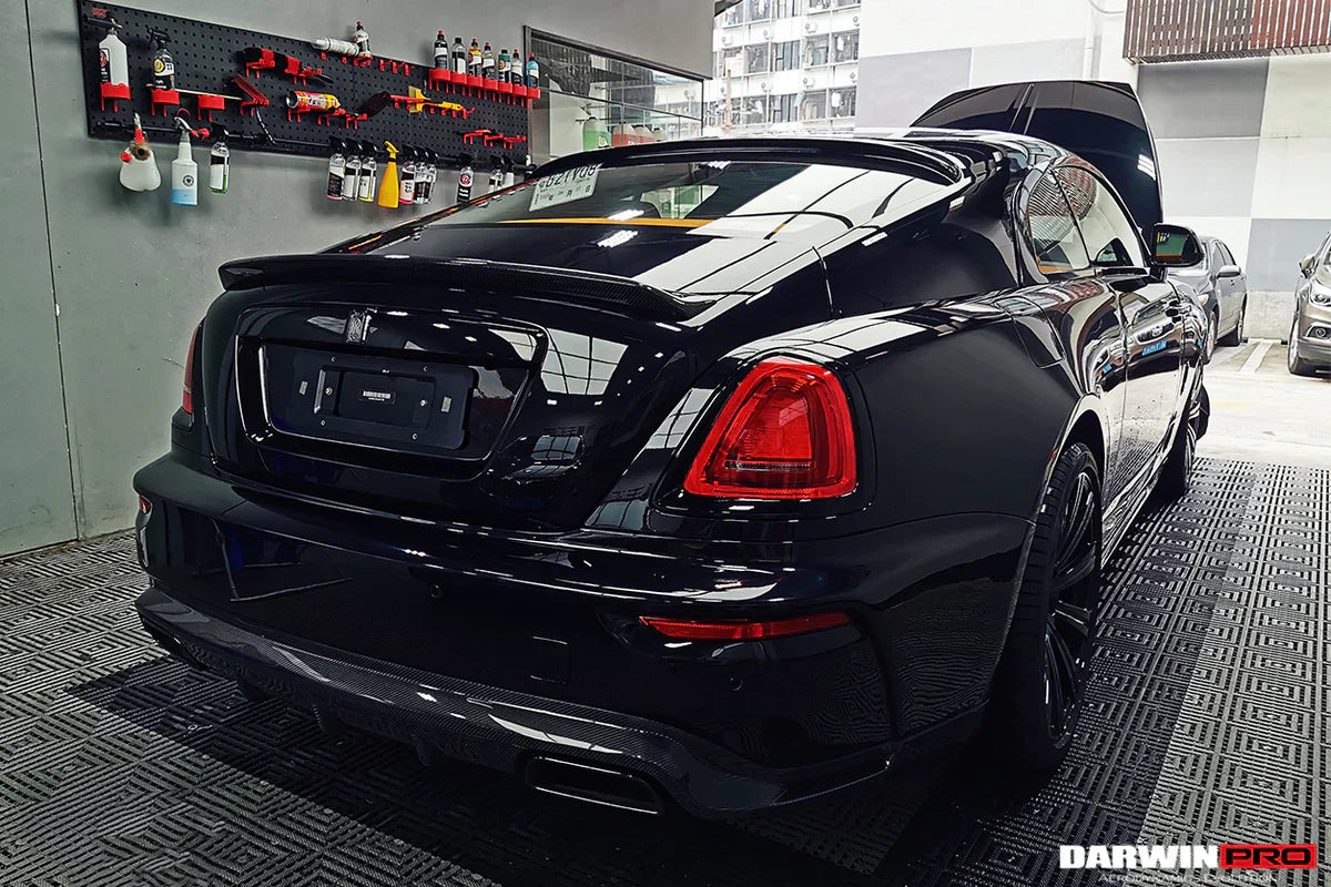 2016-2020 Rolls-Royce Wraith BKSSII Style Carbon Fiber Trunk Spoiler - [The Exotic Hub]