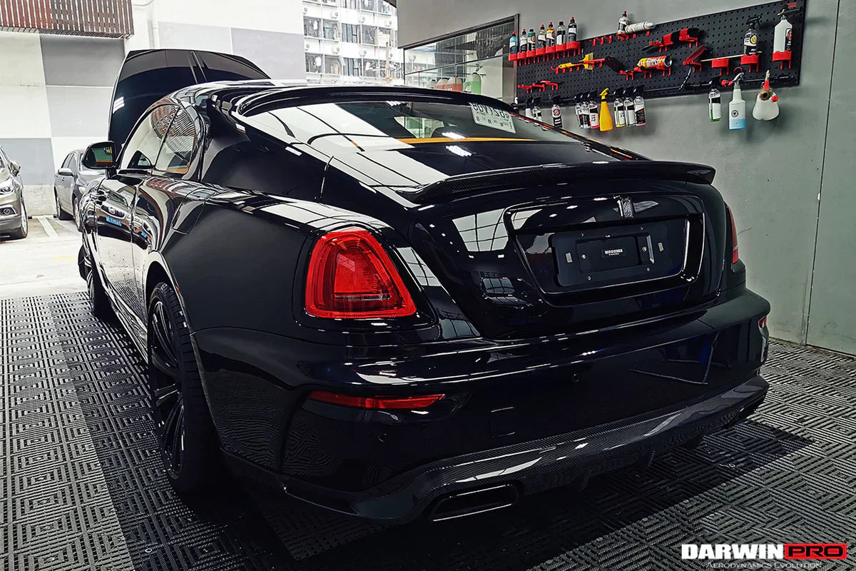 2016-2020 Rolls-Royce Wraith BKSSII Style Carbon Fiber Trunk Spoiler - [The Exotic Hub]