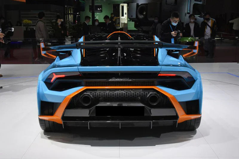 2021-UP Lamborghini Huracan STO Dry Carbon Fiber Rear Diffuser - [The Exotic Hub]