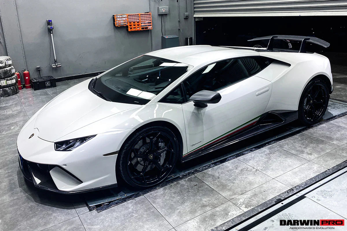 2015-2020 Lamborghini Huracan LP610/LP580 EVO Style Side Skirts - [The Exotic Hub]