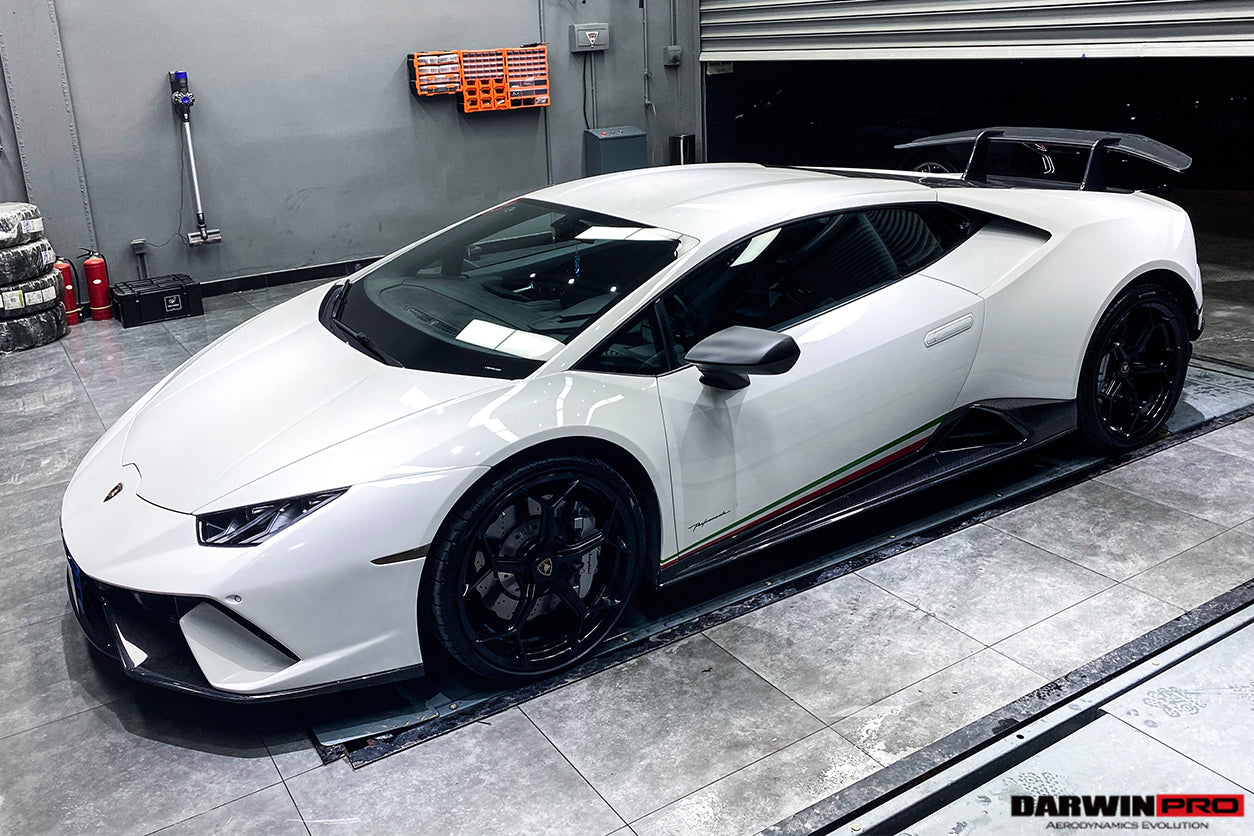 2015-2025 Lamborghini Huracan LP610 & LP580 & EVO & STO & Tecnica PEVO Style Side Skirts