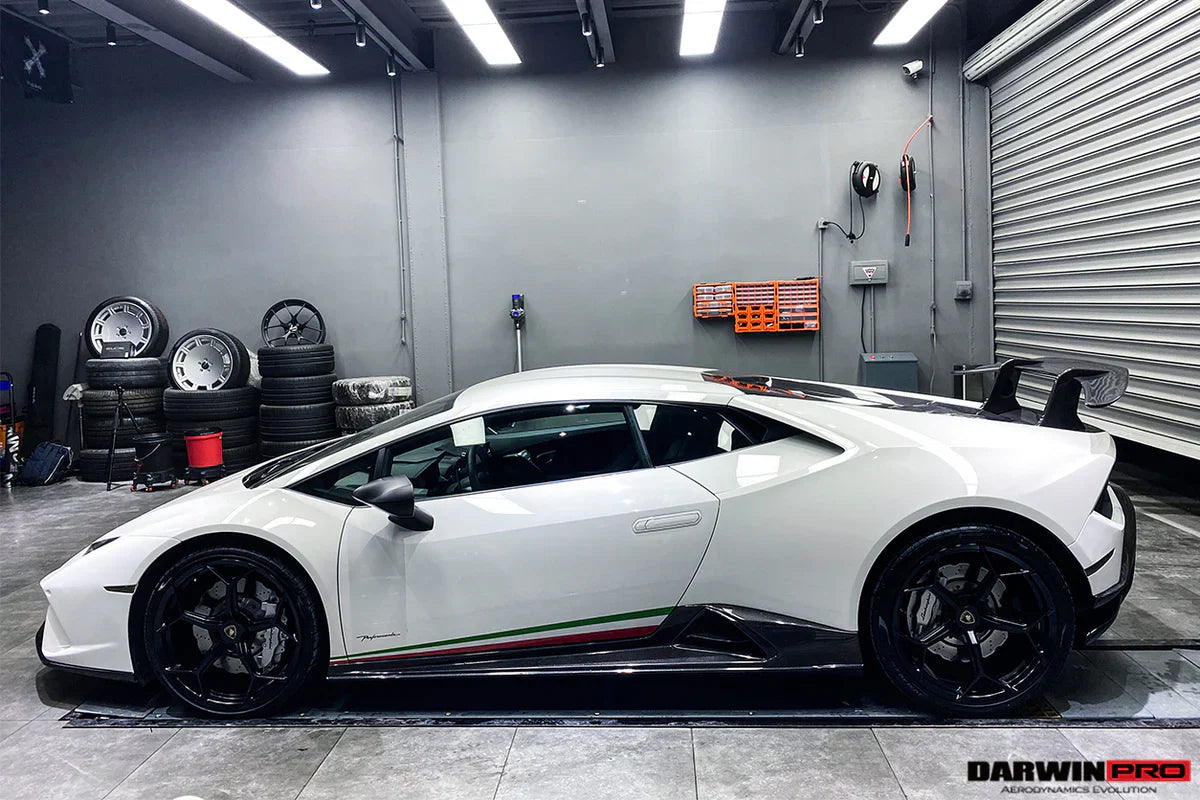 2015-2020 Lamborghini Huracan LP610/LP580 EVO Style Side Skirts - [The Exotic Hub]