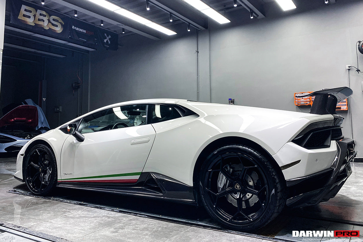 2015-2025 Lamborghini Huracan LP610 & LP580 & EVO & STO & Tecnica PEVO Style Side Skirts