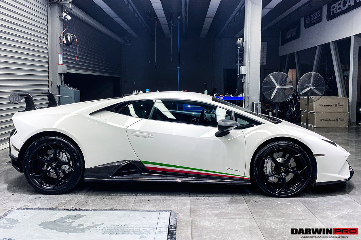 2015-2025 Lamborghini Huracan LP610 & LP580 & EVO & STO & Tecnica PEVO Style Side Skirts