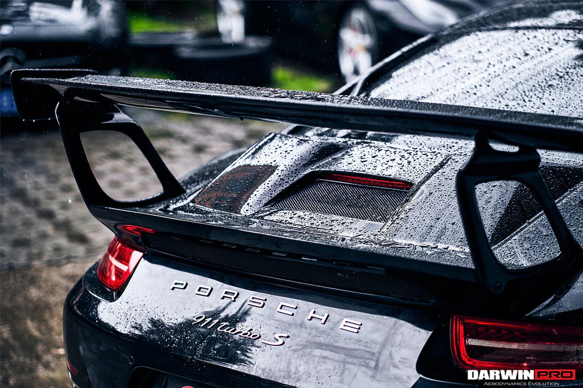 2013-2019 Porsche 911 991.1 & 991.2 Turbo & S GT2RS Style Carbon Fiber Trunk Spoiler Wing - [The Exotic Hub]