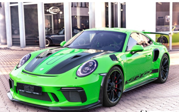 TechArt Carbon Fiber Hood Air Intakes 991.2 GT2RS & GT3RS - [The Exotic Hub]