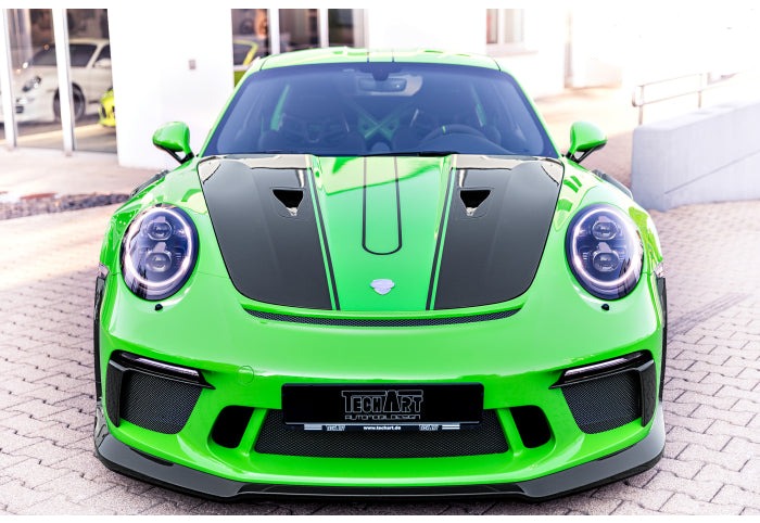 TechArt Carbon Fiber Hood Air Intakes 991.2 GT2RS & GT3RS - [The Exotic Hub]