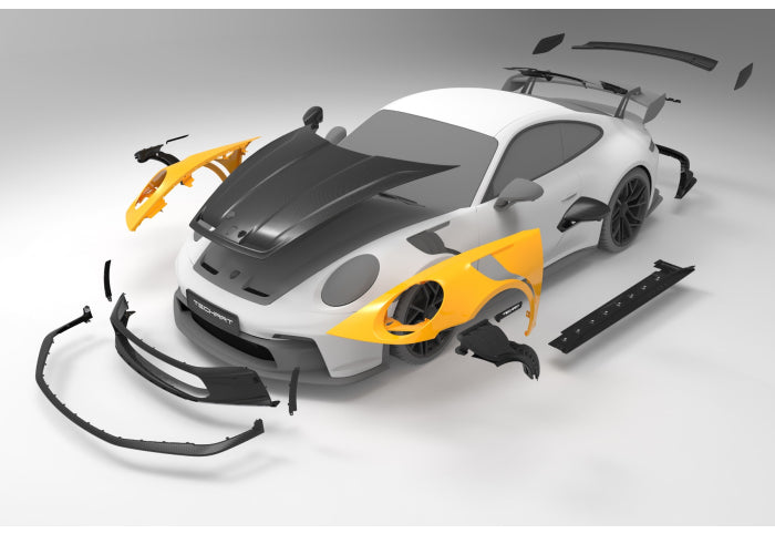 TechArt Carbon Aero Vented Front Fenders for 992 GT3 / Turbo - [The Exotic Hub]