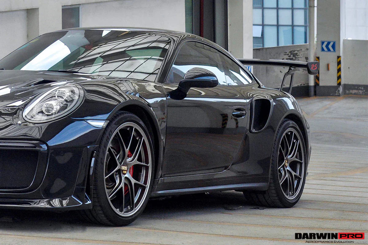 2013-2019 Porsche 991 Turbo/S GT2RS Style Carbon Fiber Quarter Panel Side Scoops - [The Exotic Hub]