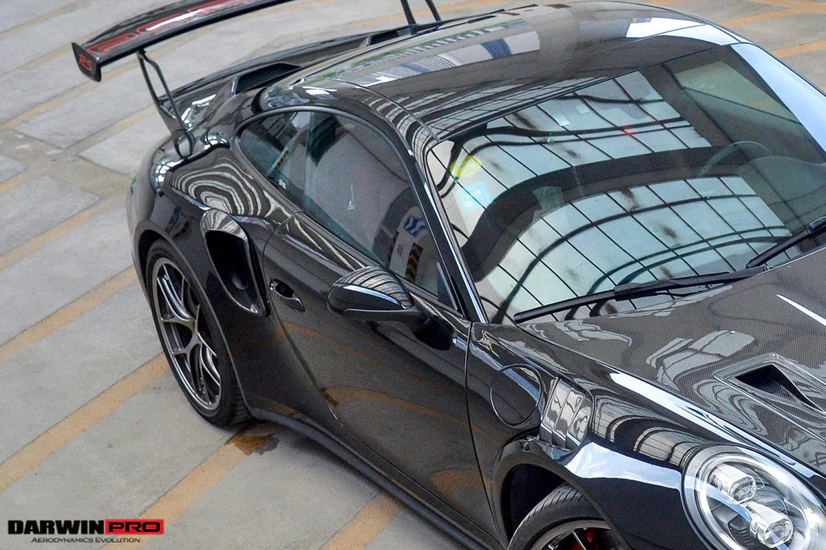 2013-2019 Porsche 991 Turbo/S GT2RS Style Carbon Fiber Quarter Panel Side Scoops - [The Exotic Hub]