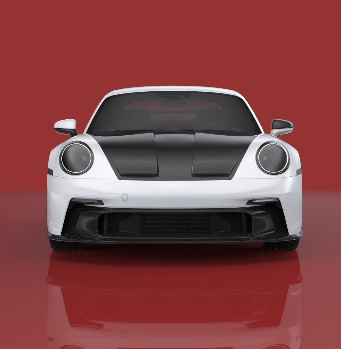 1016 Carbon Front Aero Lip for 992 GT3 - [The Exotic Hub]