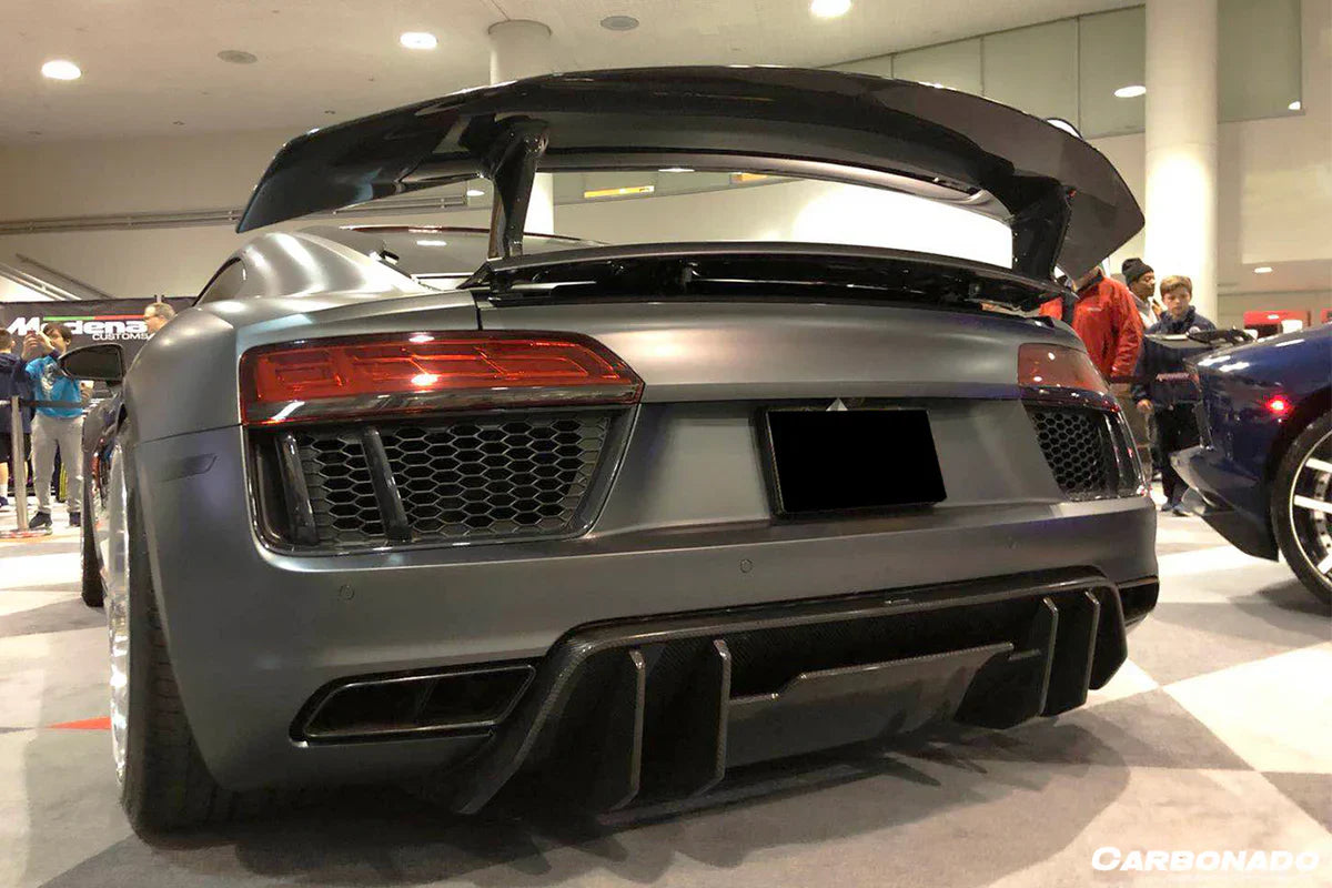 2016-2019 Audi R8 Coupe/Spyder VRS Style Carbon Fiber Rear Diffuser - [The Exotic Hub]