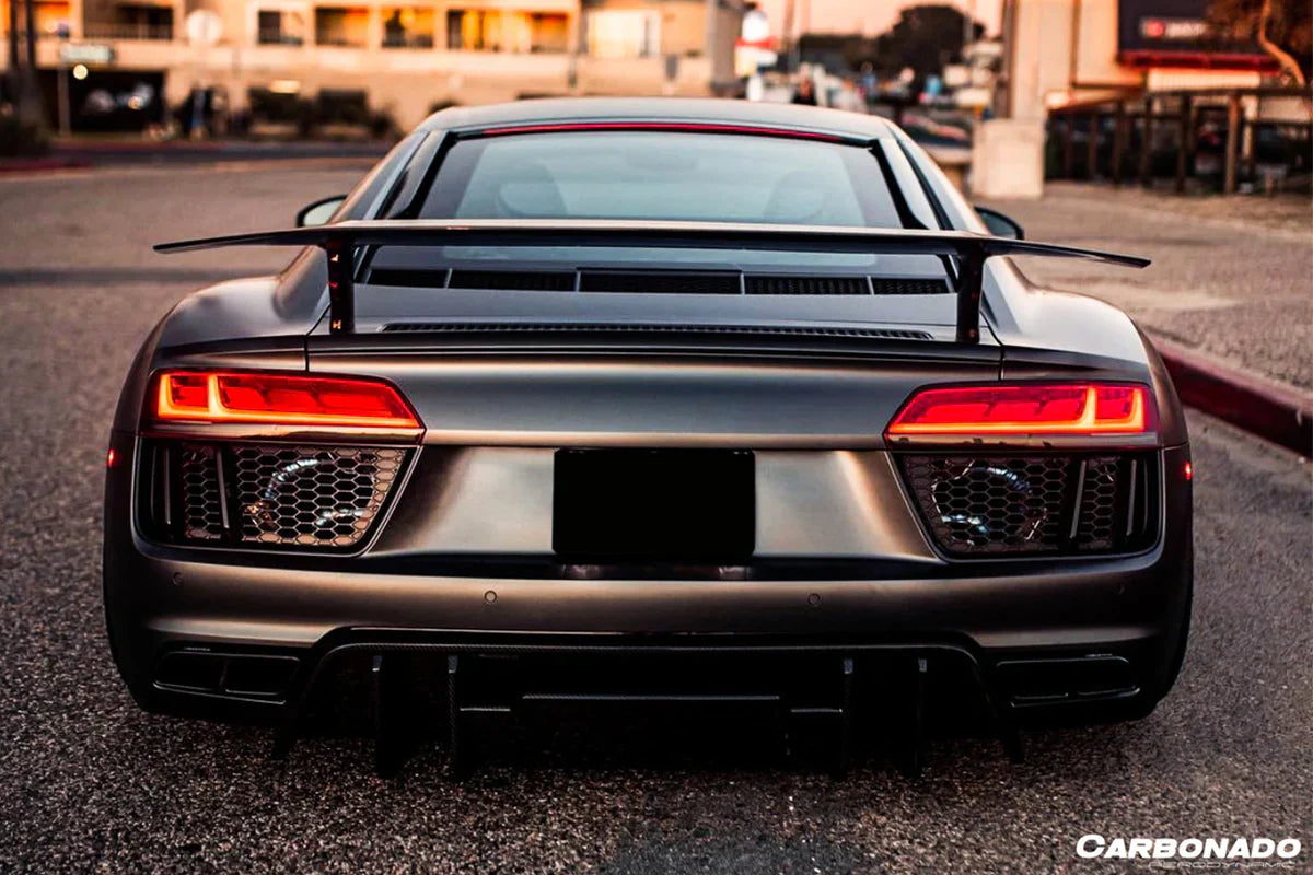 2016-2019 Audi R8 Coupe/Spyder VRS Style Carbon Fiber Rear Diffuser - [The Exotic Hub]