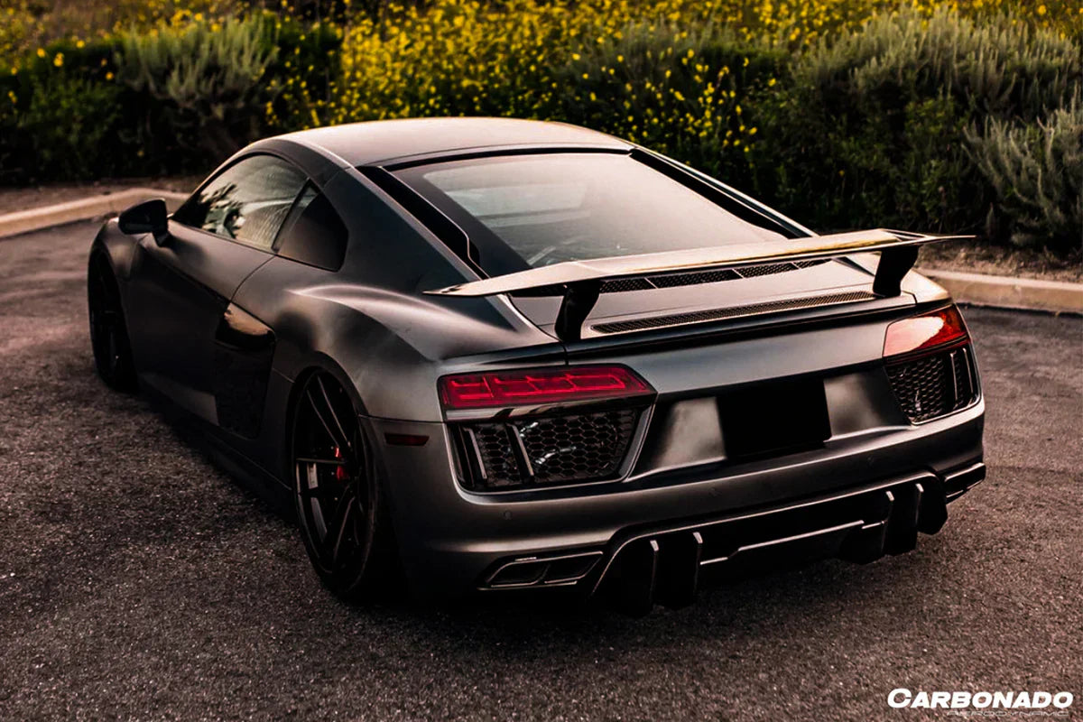 2016-2019 Audi R8 Coupe/Spyder VRS Style Carbon Fiber Rear Diffuser - [The Exotic Hub]